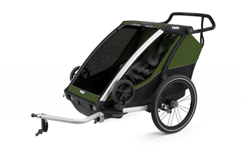 Thule Cab cypresgreen mit Fahrradset